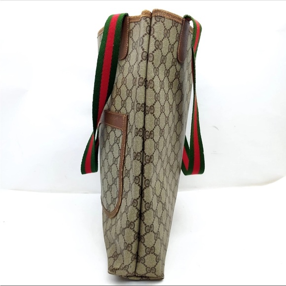 Gucci GG Supreme Sherry Line Tote Bag - Picture 13 of 15